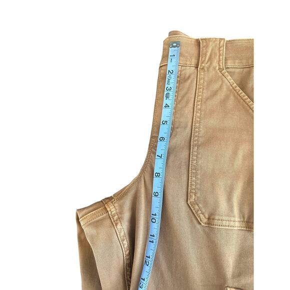 Spanx Brown Stretch Pull On Twill Slim Ankle Cargo Pant Size Large Style 20311Q - Picture 12 of 14